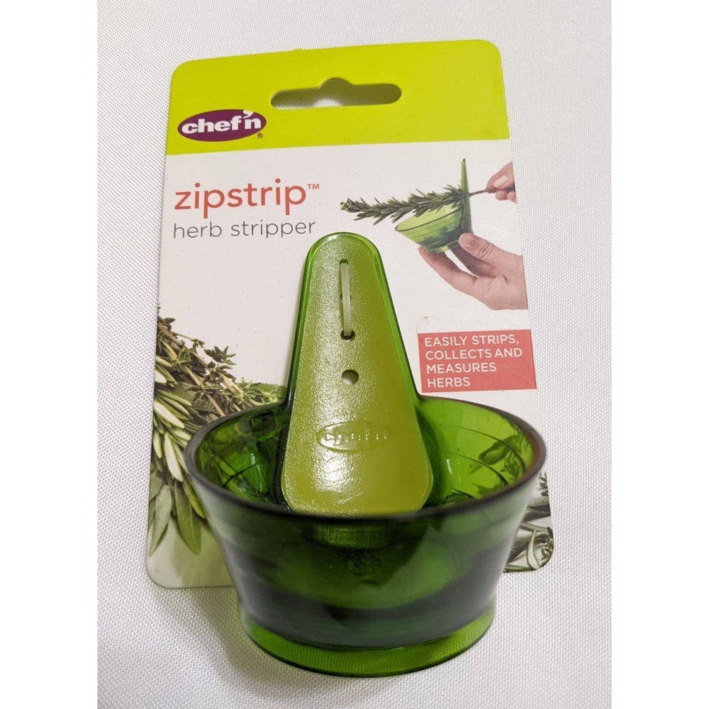 New chefn zipstrip herb stripper measure kitchen tool COOKING GADGET